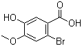 6-溴异香兰酸, 2-溴-5-羟基-4-甲氧基苯甲酸, CAS #: 121936-68-3
